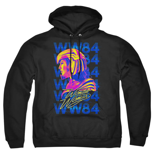 Wonder Woman 84 Ww84 Repeat Mens Hoodie Black