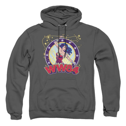Wonder Woman 84 Lasso Star Mens Hoodie Charcoal