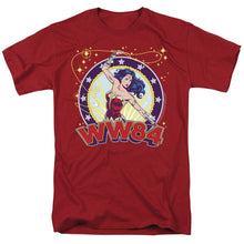 Load image into Gallery viewer, Wonder Woman 84 Lasso Star Mens T Shirt Cardinal
