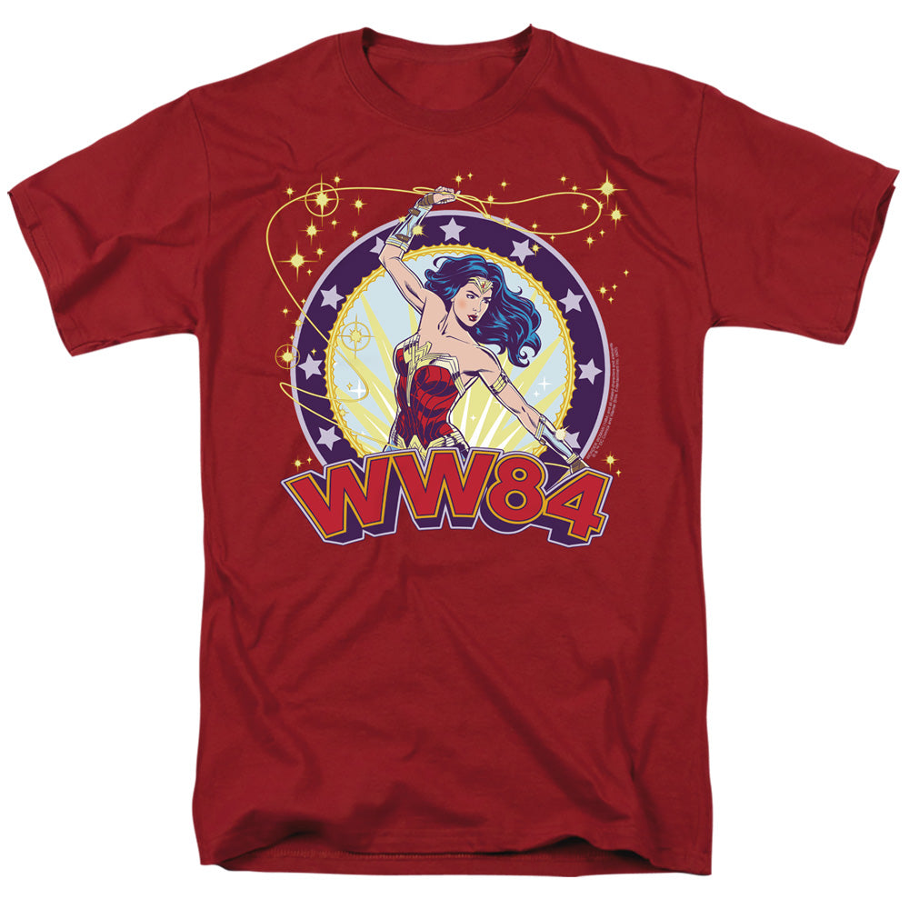 Wonder Woman 84 Lasso Star Mens T Shirt Cardinal