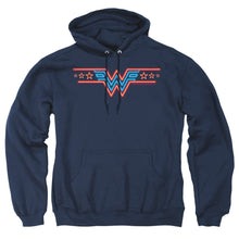 Load image into Gallery viewer, Wonder Woman 84 Neon Beat Mens Hoodie Navy
