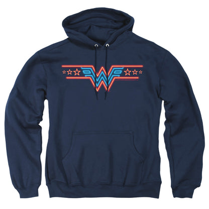 Wonder Woman 84 Neon Beat Mens Hoodie Navy