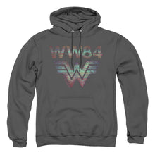 Load image into Gallery viewer, Wonder Woman 84 Static Tv Lines Mens Hoodie Charcoal
