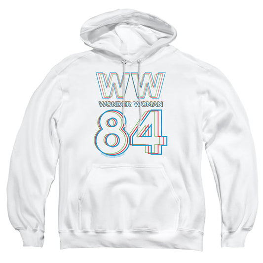 Wonder Woman 84 3D Hype Logo Mens Hoodie White