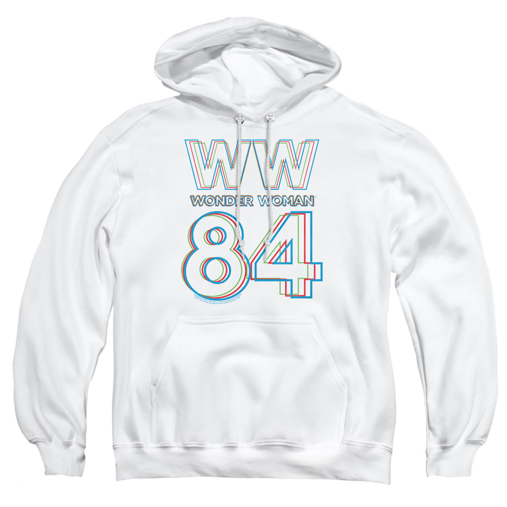 Wonder Woman 84 3D Hype Logo Mens Hoodie White