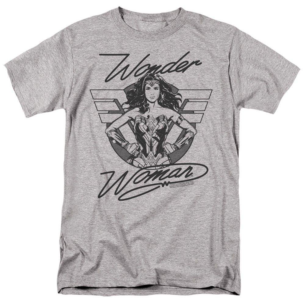 Wonder Woman 84 Determined Wonder Mens T Shirt Athletic Heather