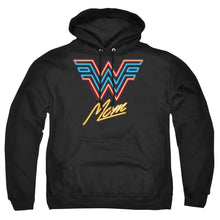 Load image into Gallery viewer, Wonder Woman 84 Wonder Mom Neon Mens Hoodie Black
