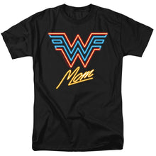 Load image into Gallery viewer, Wonder Woman 84 Wonder Mom Neon Mens T Shirt Black
