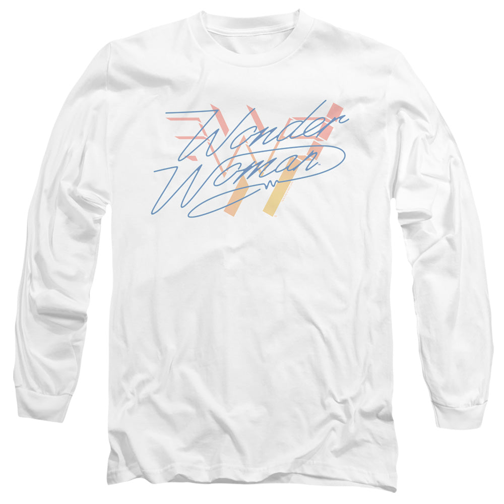 Wonder Woman 84 Wonder Fade Mens Long Sleeve Shirt White