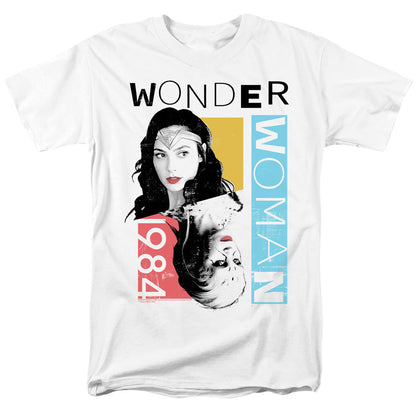 Wonder Woman 84 Color Blocks Mens T Shirt White