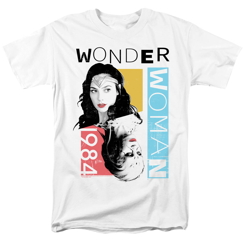 Wonder Woman 84 Color Blocks Mens T Shirt White