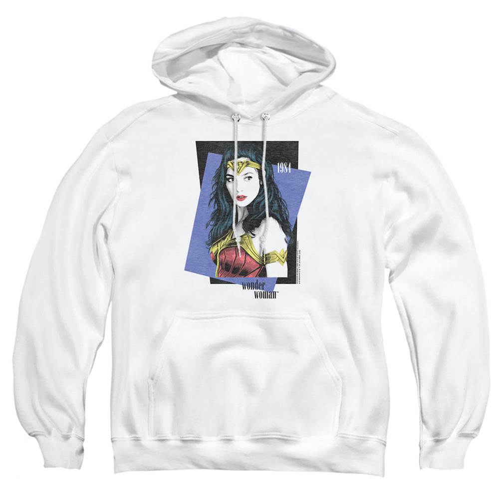 Wonder Woman 84 Strike A Pose Mens Hoodie White