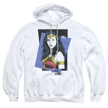 Load image into Gallery viewer, Wonder Woman 84 Strike A Pose Mens Hoodie White

