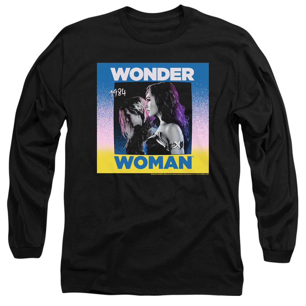 Wonder Woman 84 Wonder Duo Mens Long Sleeve Shirt Black