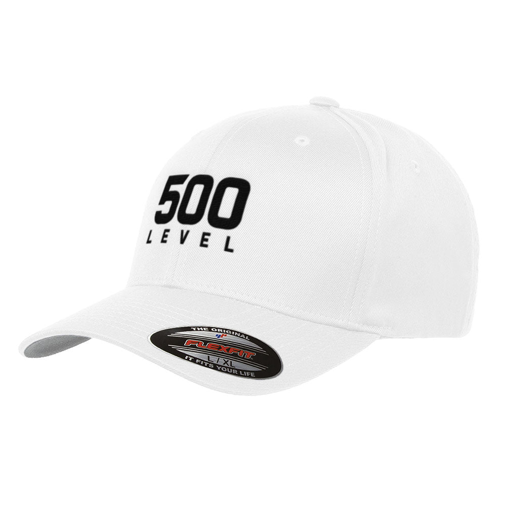 500 LEVEL Stacked Logo Black