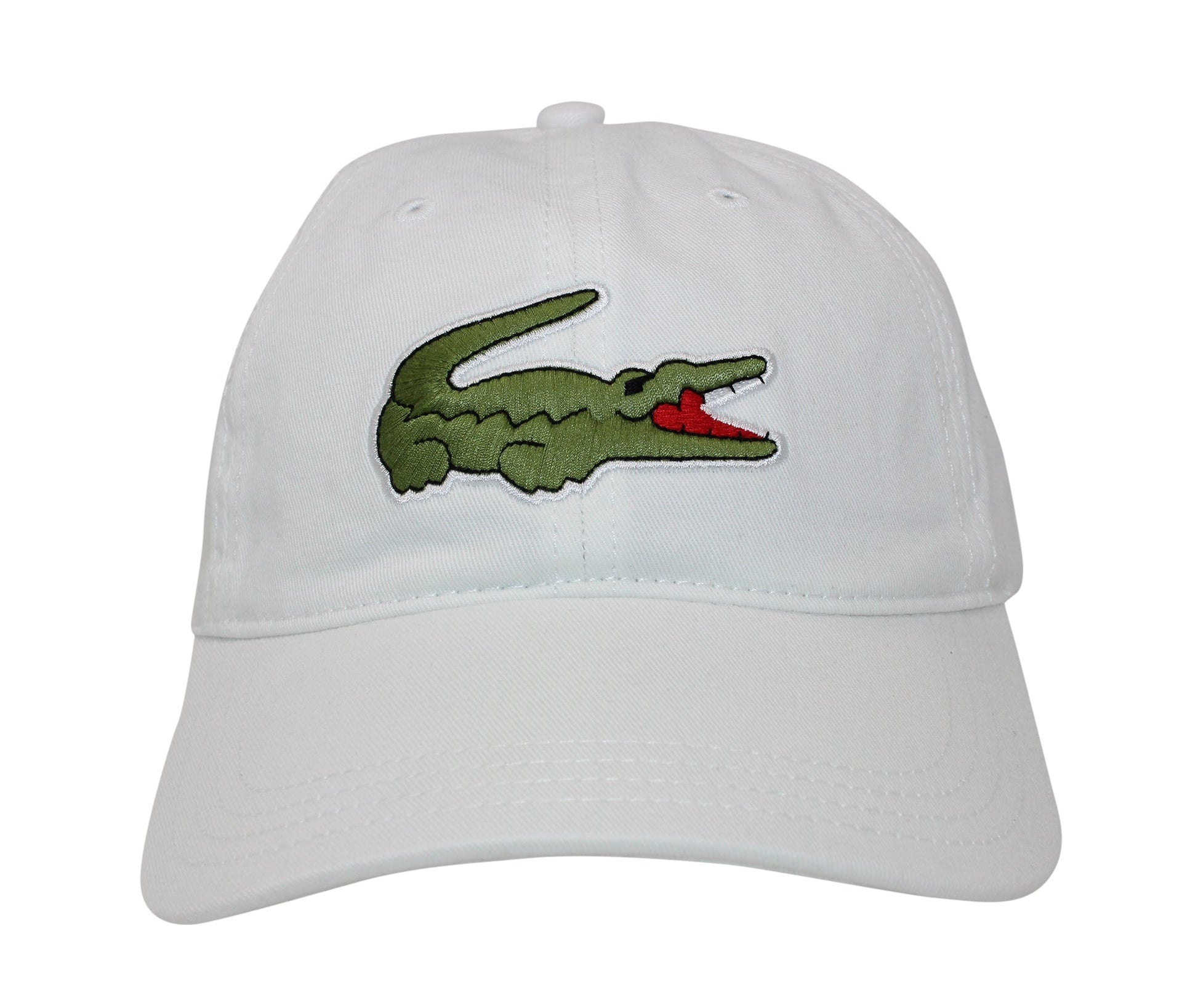 Lacoste Men's Classic Large Croc Logo Cap with Leather Strap Hat