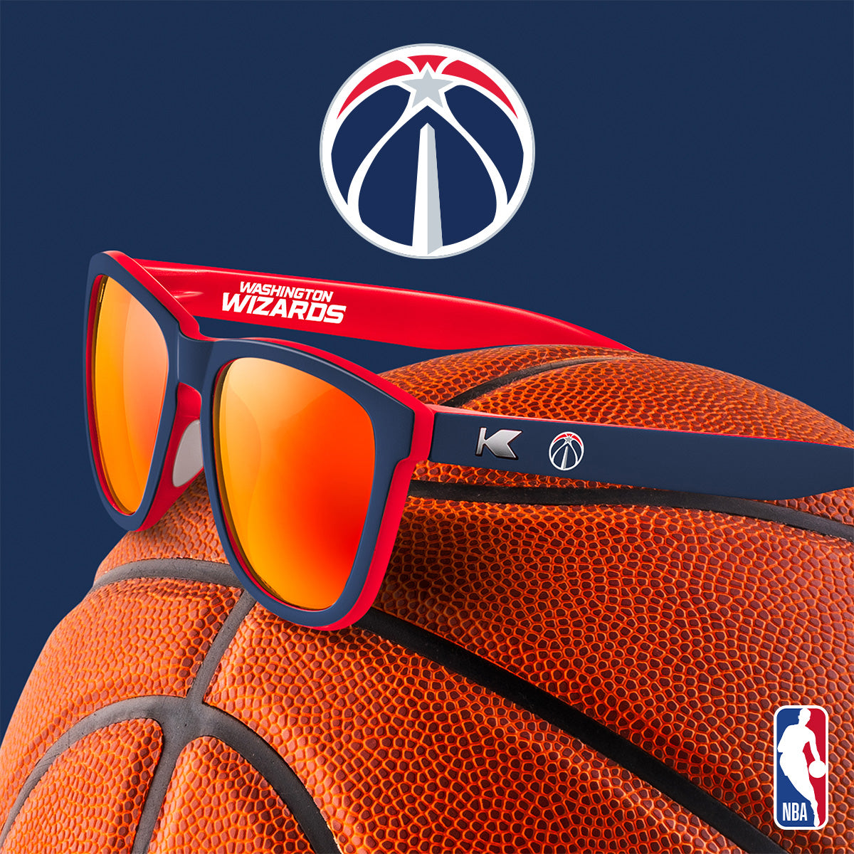 Washington Wizards Officially Licensed Knockaround Sunglasses