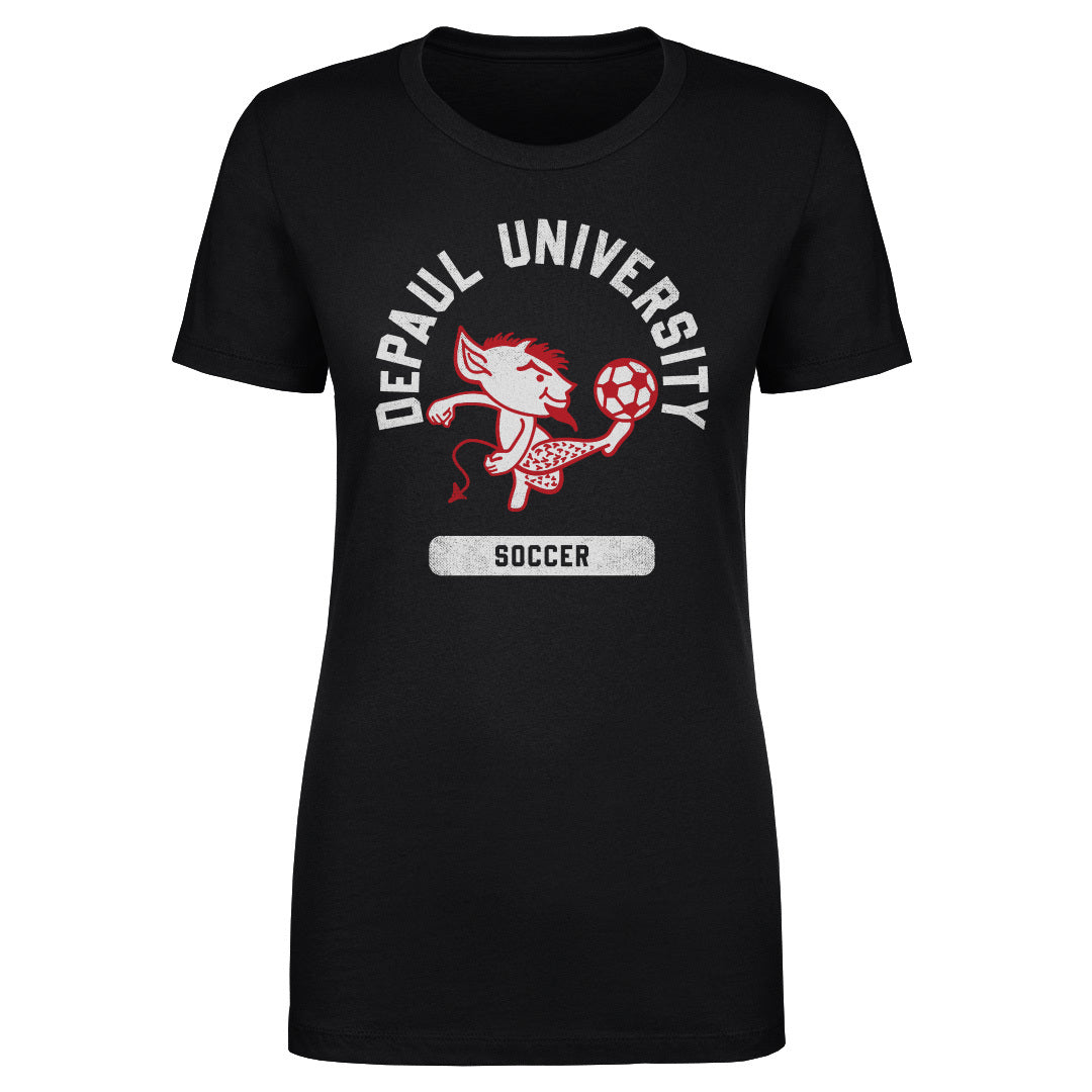 DePaul Blue Demons Mascot Soccer WHT
