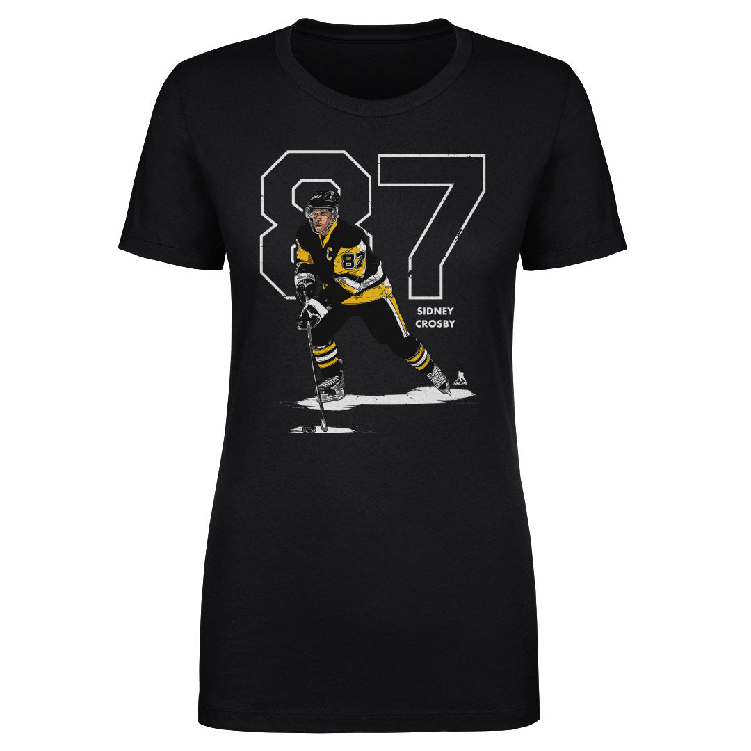 Sidney Crosby Outline W WHT