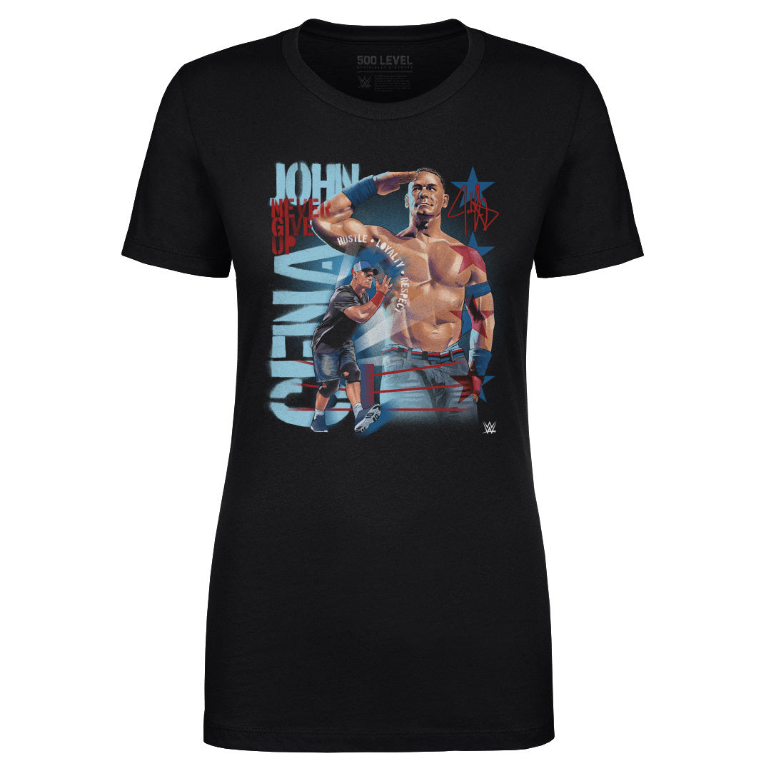 John Cena Never Give Up Salute WHT