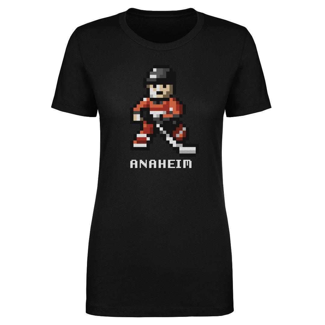 Anaheim Hockey 8-bit WHT
