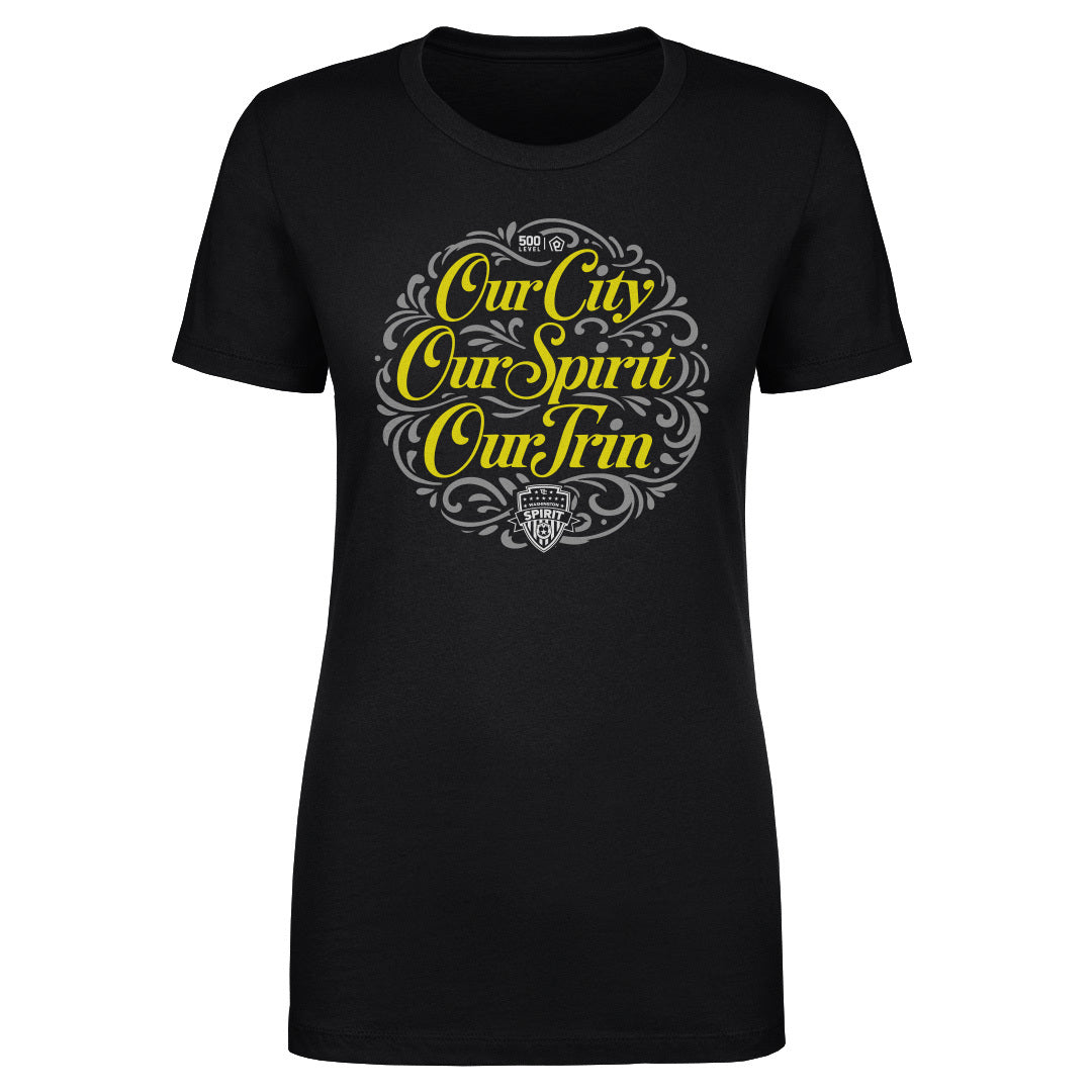 Trinity Rodman Washington Spirit Our City Script WHT