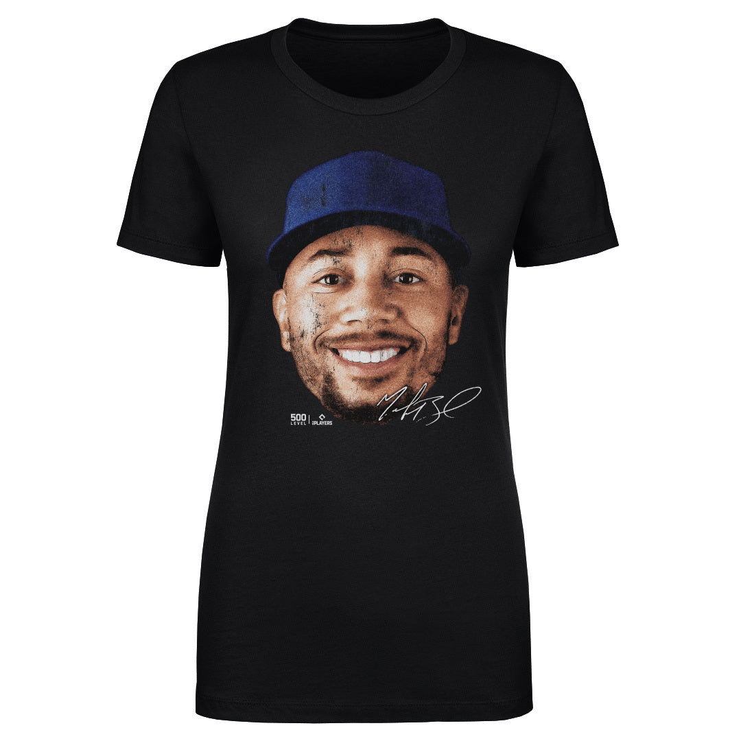 Mookie Betts Los Angeles D Vintage Head WHT