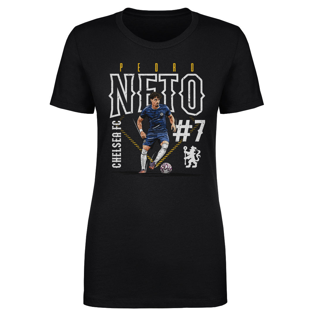 Pedro Neto Chelsea FC Outline Number WHT