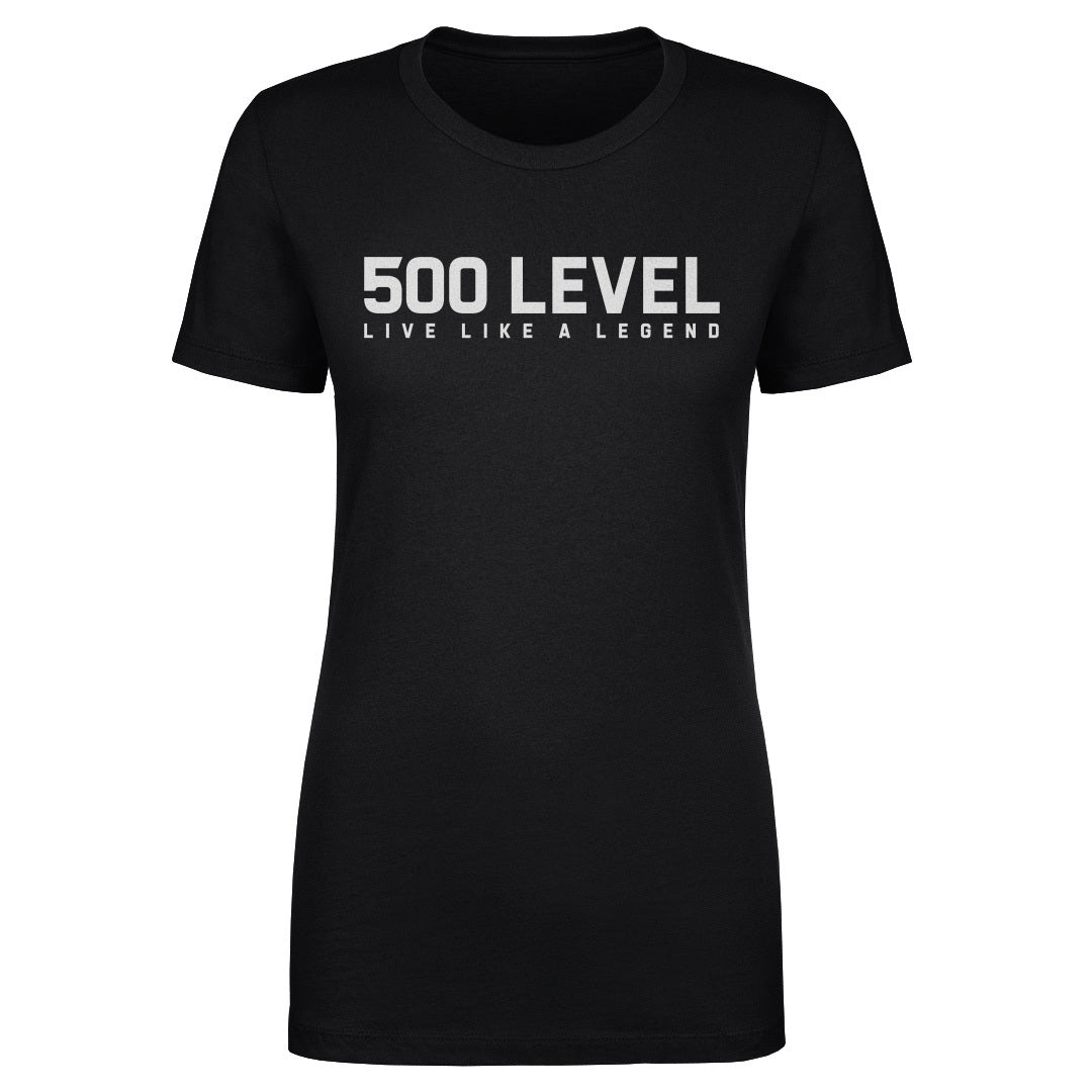 500 LEVEL Wordmark WHT