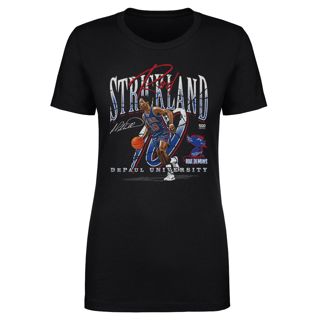 Rod Strickland DePaul Blue Demons Throwback WHT
