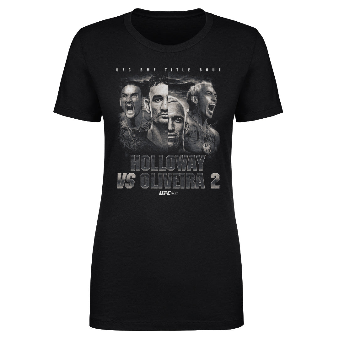 UFC 326 Holloway Vs. Oliveira 2 Match Up Portraits WHT