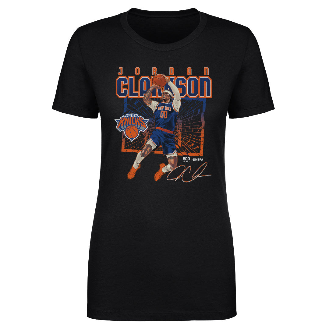 Jordan Clarkson New York Knicks Shattered WHT