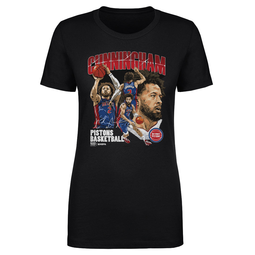 Cade Cunningham Detroit Pistons Collage WHT