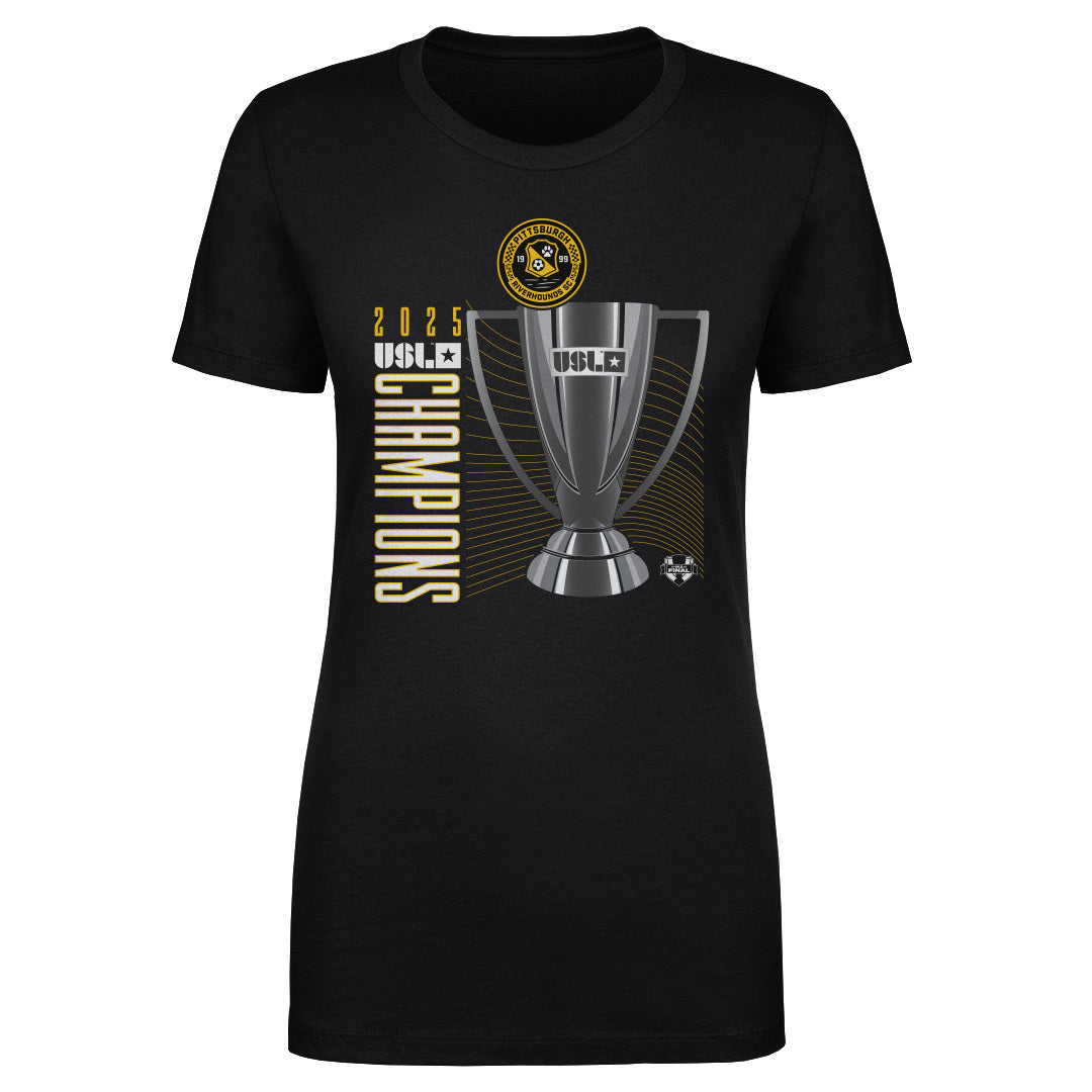 Pittsburgh Riverhounds SC 2025 USL Championship Final Champions Trophy WHT