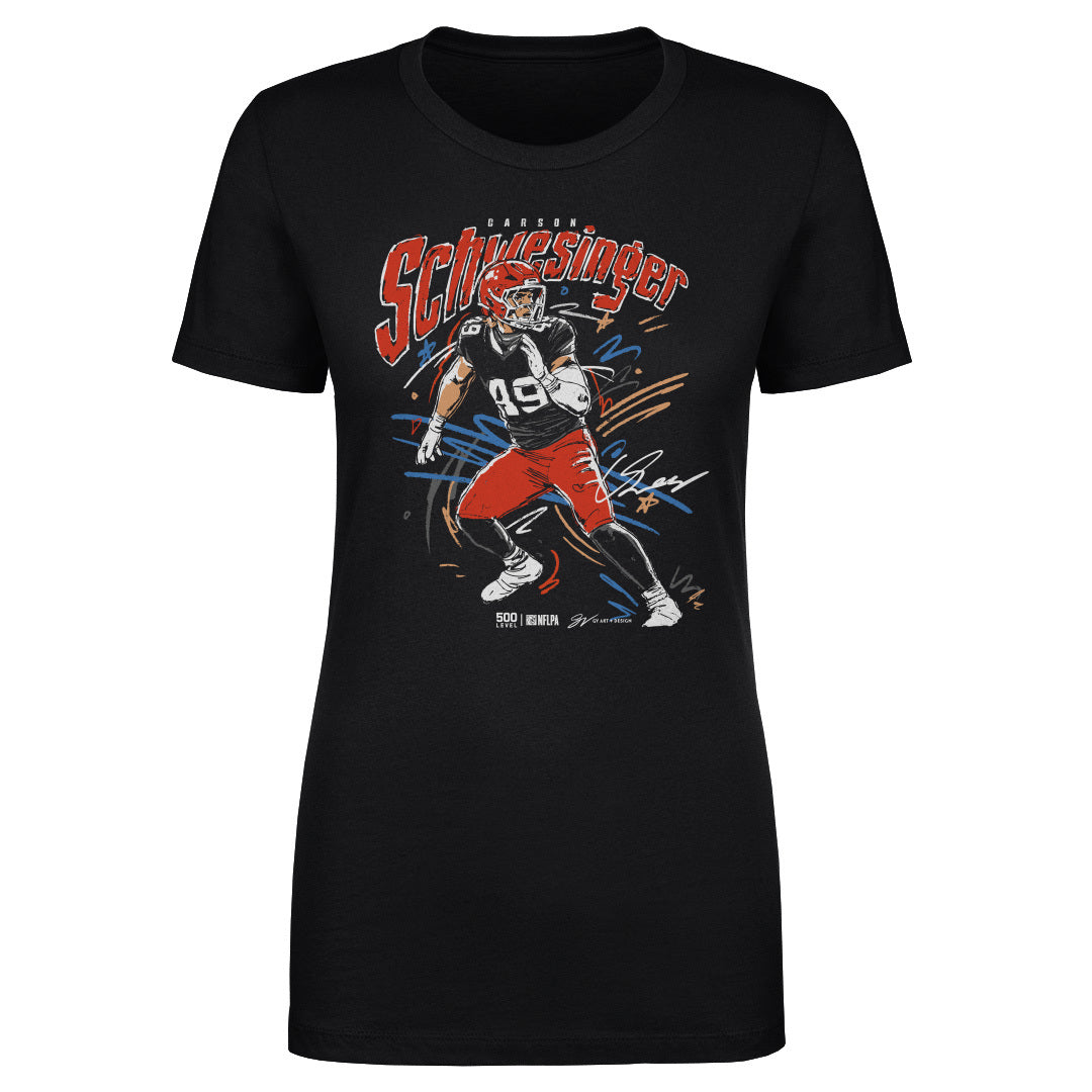 Carson Schwesinger Cleveland Scribble WHT