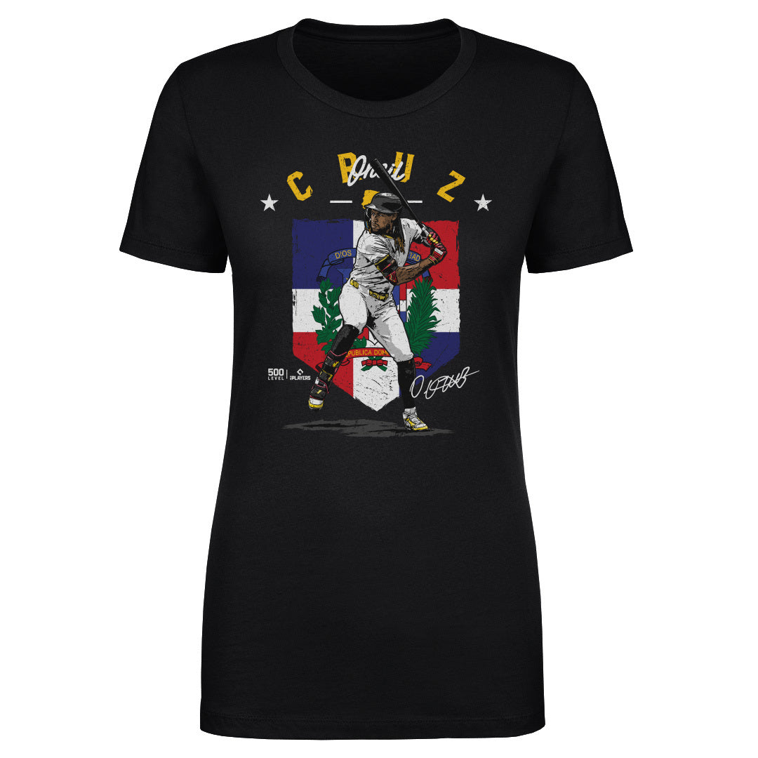 Oneil Cruz Pittsburgh Country Flag WHT