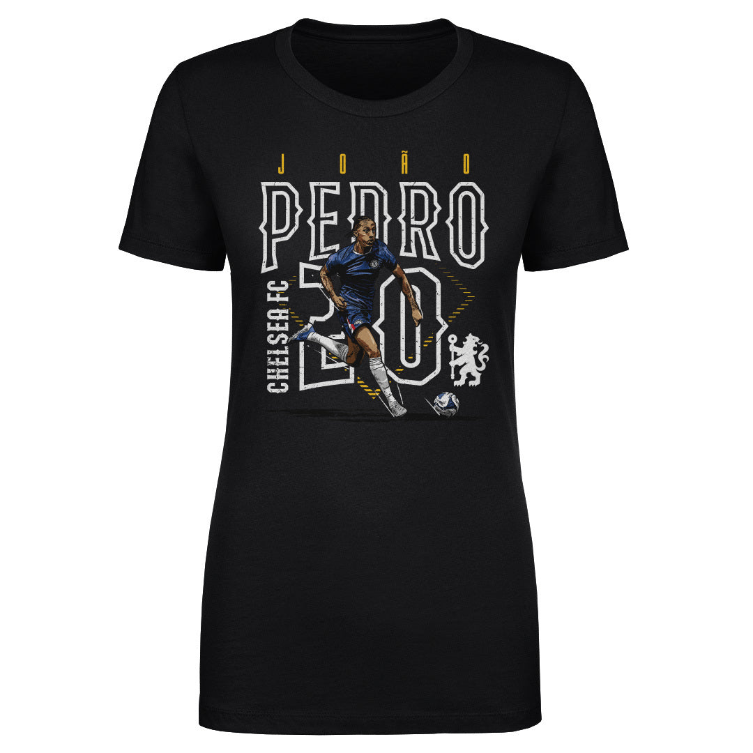 Joao Pedro Chelsea FC Outline Number WHT