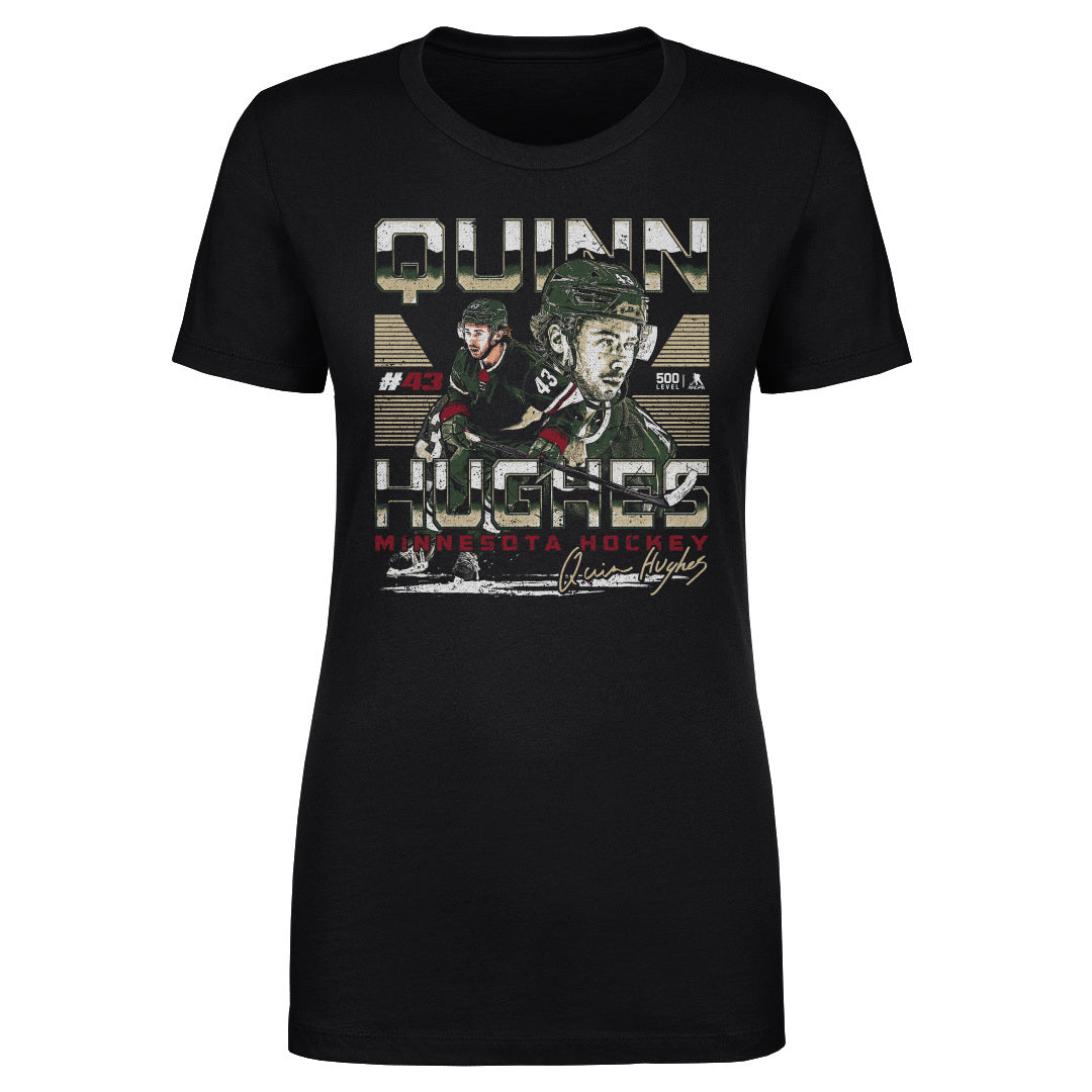 Quinn Hughes Minnesota Dual WHT