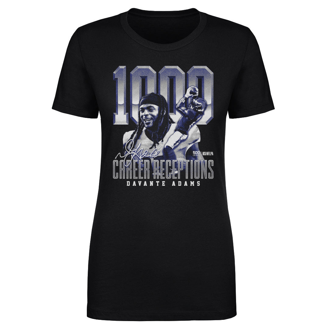 Davante Adams Los Angeles R 1000 Career Receptions WHT