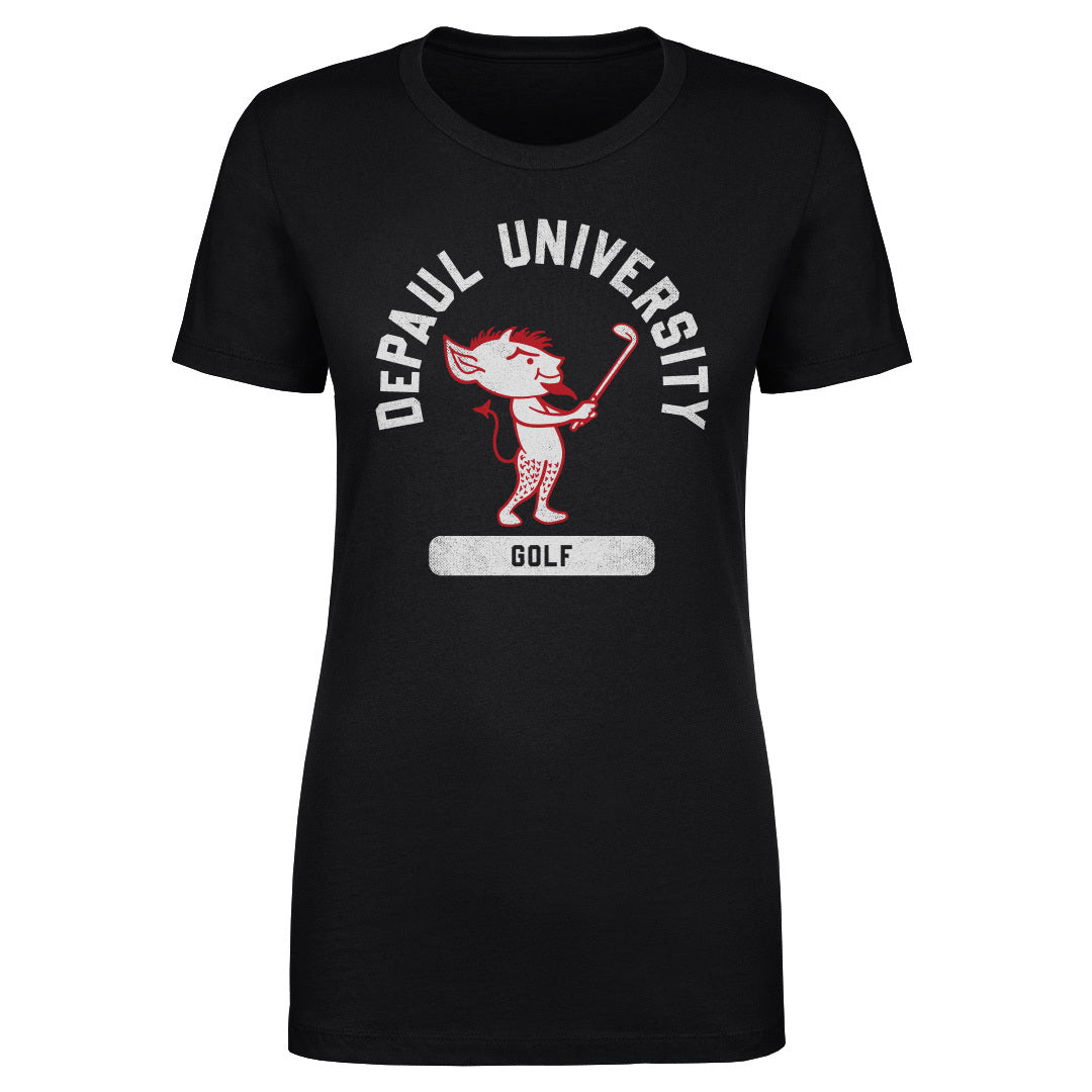 DePaul Blue Demons Mascot Golf WHT