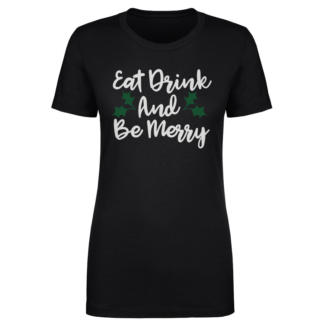 Christmas Eat Drink And Be Merry WHT