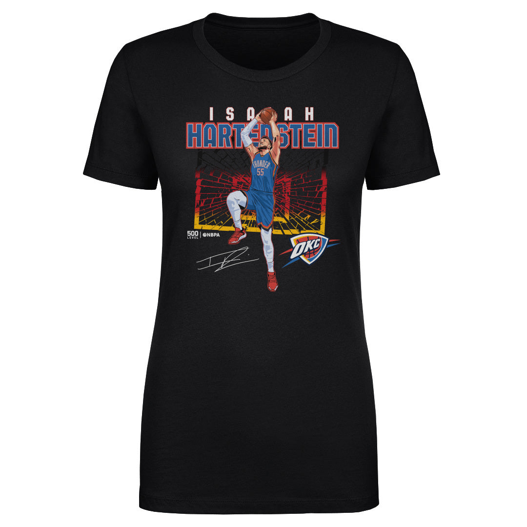 Isaiah Hartenstein Oklahoma City Thunder Shattered Flag WHT