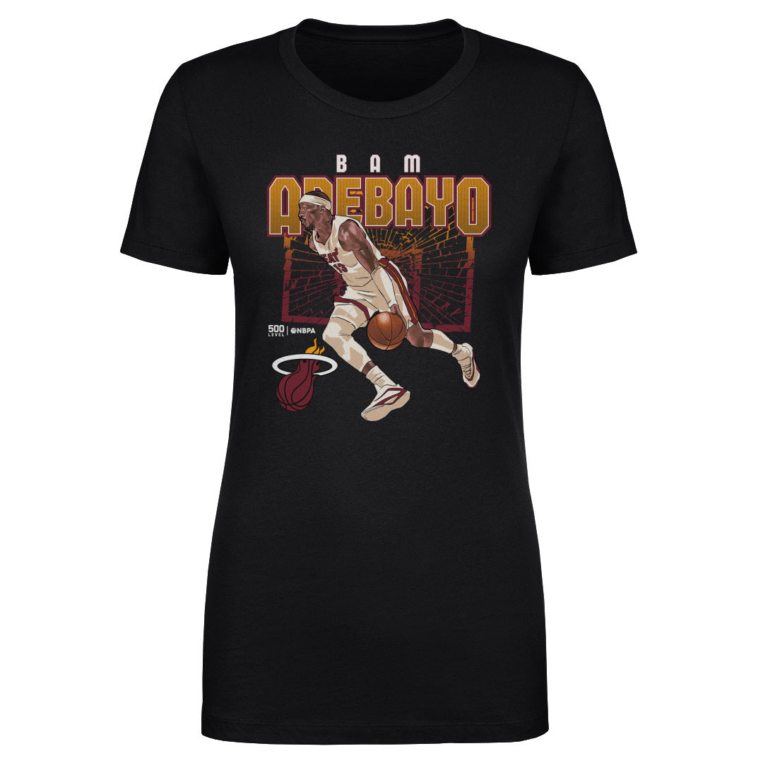 Bam Adebayo Miami Heat Shattered WHT