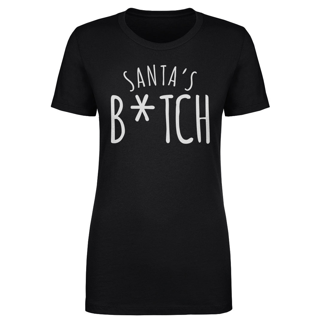 Christmas Santa's B-tch WHT