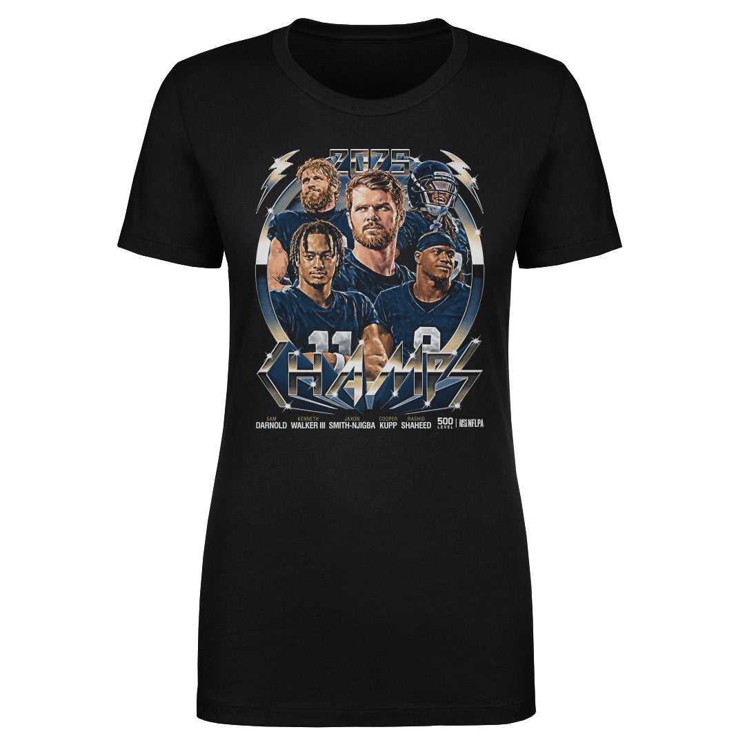 Seattle Football 2025 Champs Vintage WHT