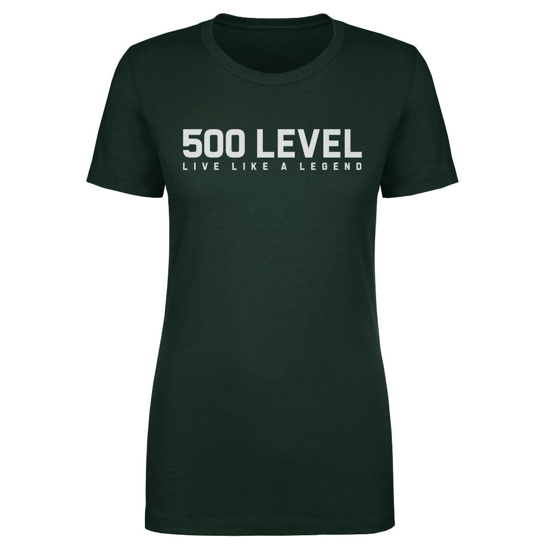 500 LEVEL Wordmark WHT