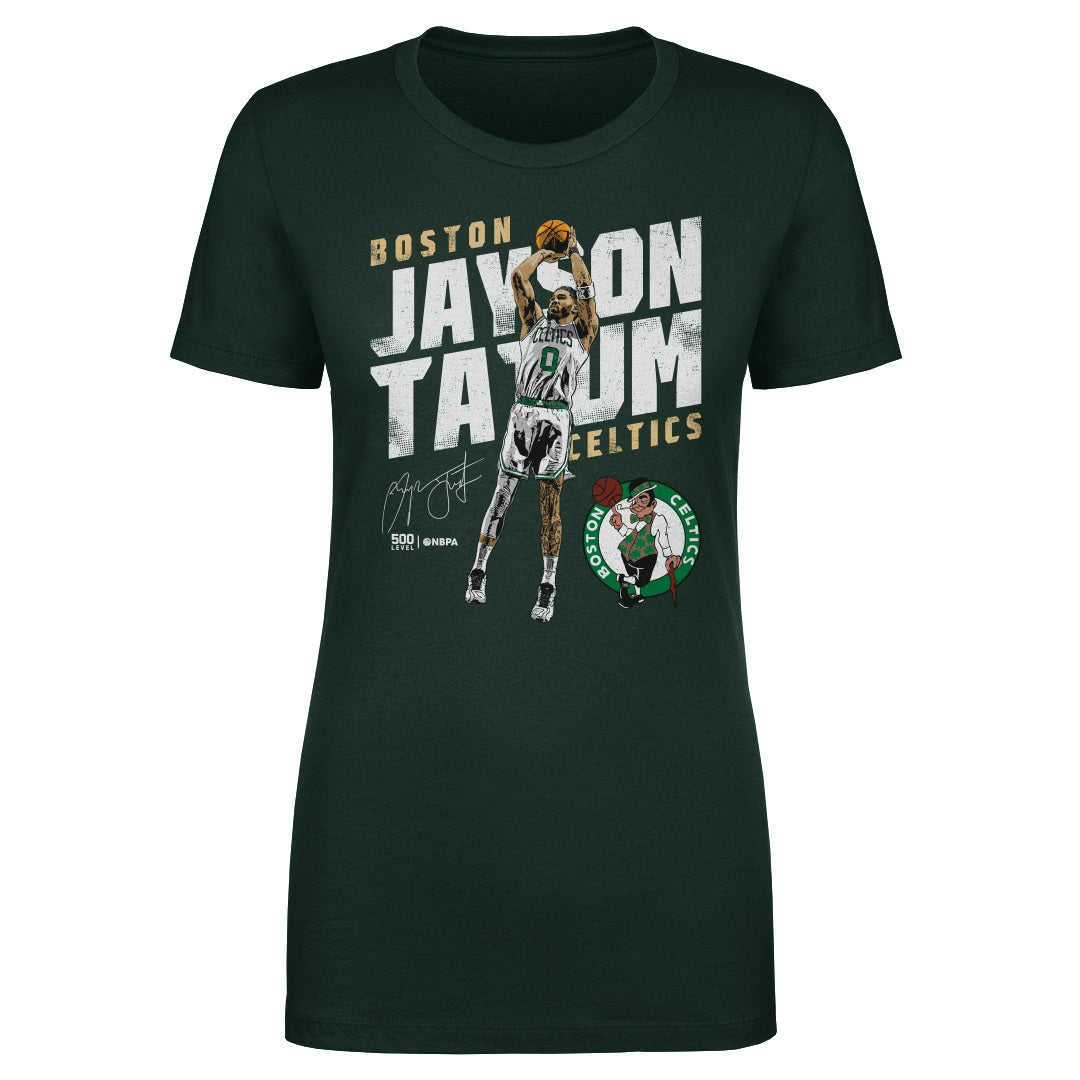 Jayson Tatum Boston Celtics Slant WHT