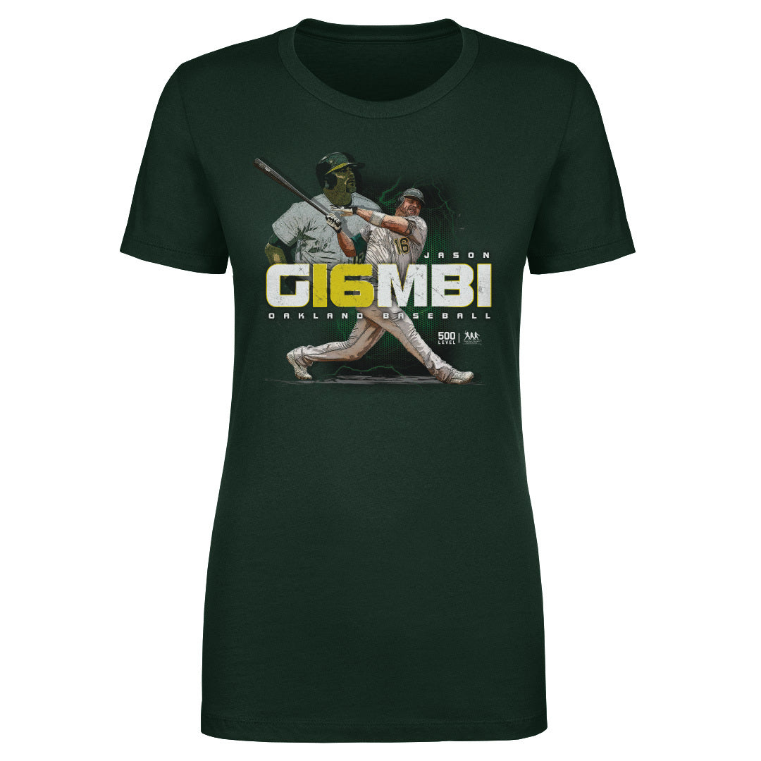 Jason Giambi Oakland Player Number WHT