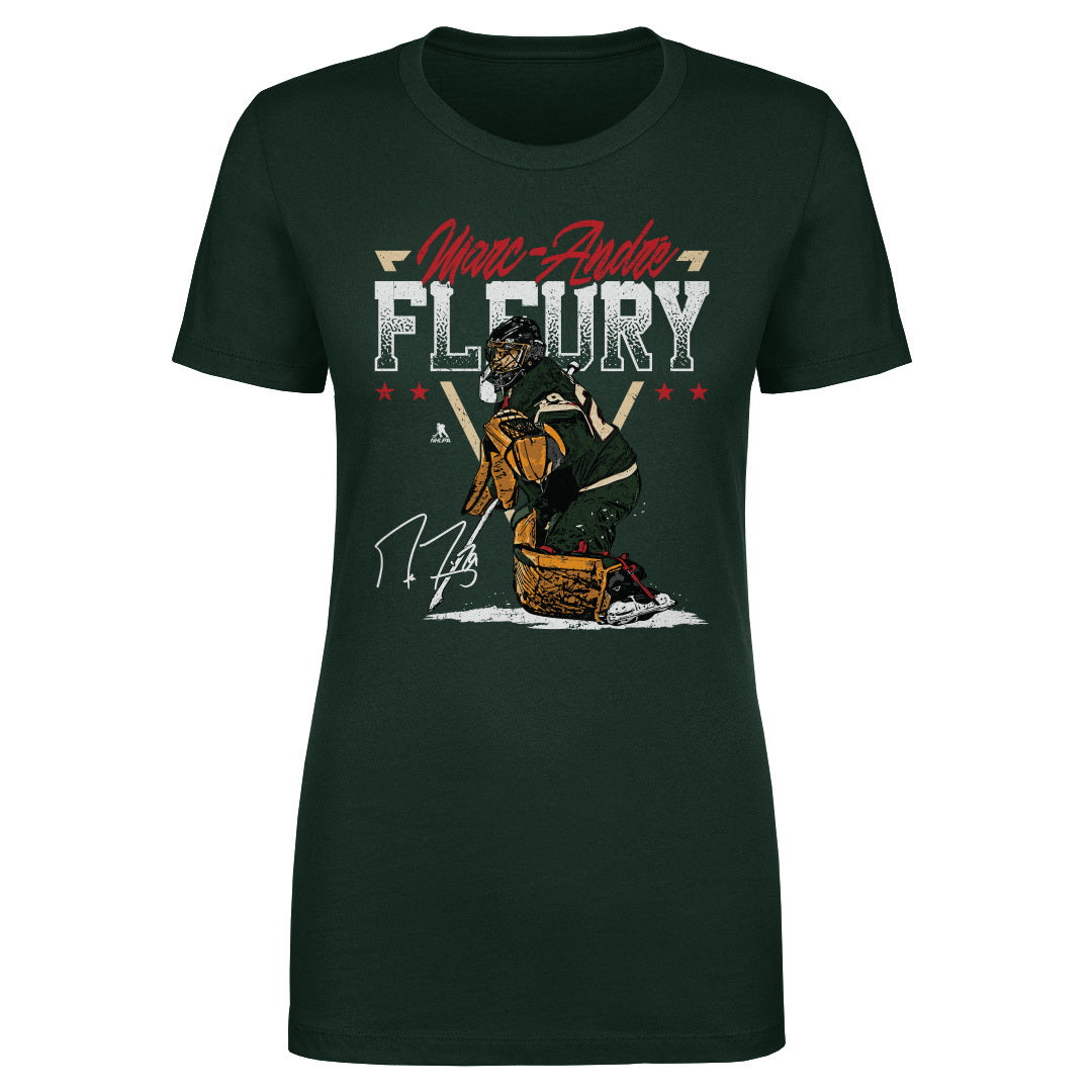 Marc-Andre Fleury Minnesota Triangle Name WHT