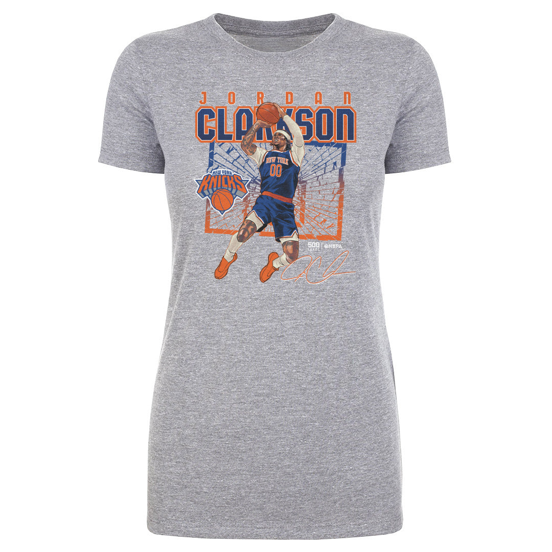 Jordan Clarkson New York Knicks Shattered WHT